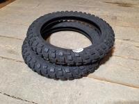 Qty of (2) 3.00-16 Dirt Bike Tires