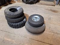 Qty of (5) Misc Small Tires