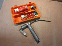 Air Actuated Grease Gun w/ Accessories