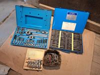 Qty of (3) Tap and Die Kits w/ Misc Tap and Die Box