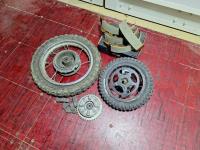 Qty of Dirt Bike Tires & Brake Shoes