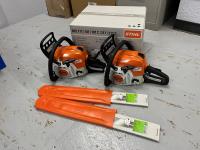 Qty of (2) Stihl Ms171 Gas Chainsaws