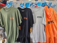 (3) Xl Stihl Shirts W/ (1) Xl Stihl Rain Coat