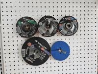 Qty of misc grinder discs