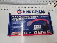 King Canada 1.5 Ft 50 Amp Generator Adaptor Cord