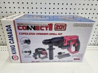 King Canada 20V Cordless Hammer Drill Kit