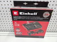 Einhell 18V 4.0 Ah Power X-Change Dual-Port Fast Charger Starter Kit