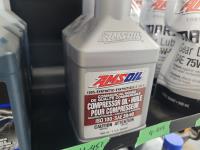 Qty of (2) Amsoil Synthetic Compressor Oil SAE 30/40