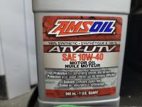 Qty of (2) Amsoil Synthetic ATV-UTV SAE 10W-40 Motor Oil