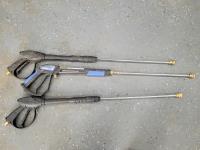 Qty of (3) Pressure Washer Wands