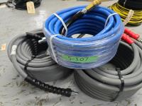 Qty of (3) 3/8-Inch Pressure Washer Hose