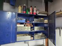 Tool Cabinet w/ Lathe Attatchments & Tooling