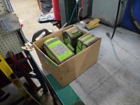 Qty of Greenworks Lithium Batteries w/ Charger