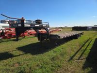 2001 Norberts 25 Ft T/A Dually G/N Flat Deck Trailer