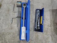 Socket Set, Torque Wrench, 1/2 Inch Extensions