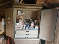 Wooden Cabinet with Assorted Filters