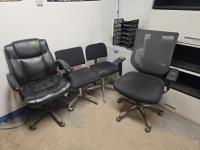 (4) Office Chairs