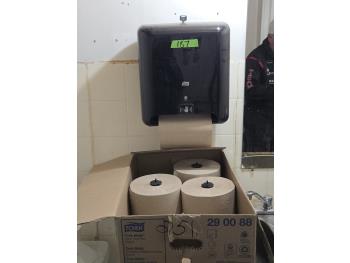 Paper Towel Dispenser with (3) Rolls of Paper Towel