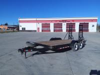 2000 16 Ft T/A Flat Deck Trailer