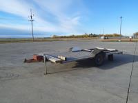 Custombuilt 13 Ft S/A Flat Deck Utility Trailer