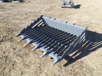 72 Inch Rock Bucket - Skid Steer Attachment