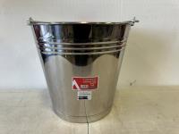 H.Brothers 16L Stainless Steel Bucket