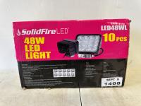 10 Piece Solidfire LED 48 Watt LED Work Lights