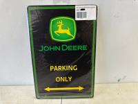 Tin Sign - John Deere Parking Only