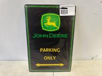 Tin Sign - John Deere Parking Only