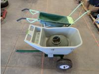 (2) Poly Garden Carts