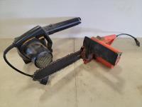 Bonaire Electric Leaf Blower and Deca Electric Chainsaw