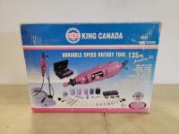 King Canada Variable Speed Rotary Tool Kit