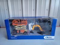 United Rentals Collector Series III Die Cast Scissor Lift and Midi Excavator