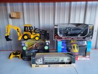 Qty of Remote Controlled Toys and Die-Cast Model Trucks