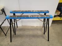 (2) Mastercraft Folding Sawhorses