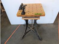 Lee Valley Woodworking Tools Carvers Bench with Carvers Vise