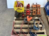 Bottle Jacks, Roofing Brackets, Beam Rollers, Chain Hoist