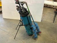 Golf Clubs and Ice Augers