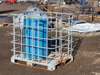 (1) Cage For 1000L Poly Tote and (1) Poly Barrel