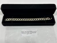 Smartlife 14K Gold Plated 12.0 mm Iced Out Cuban Link Bracelet