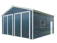 TMG Industrial TMG-MS2020 20 Ft X 20 Ft Metal Garage Shed with 9 Ft High Double Front Doors