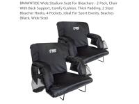 (2) Stadium Chairs