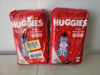 (2) Bags of Size 2 Huggies Diapers