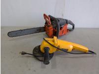 Husqvarna Chainsaw and Wen 7 Inch Sander/Polisher