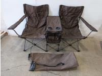 Foldable Double Camping Chair