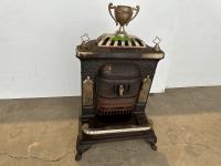 FAWCETT 120 Antique Cast Iron Parlor Stove