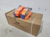 (10) 2 Inch X 27 Ft Ratchet Straps