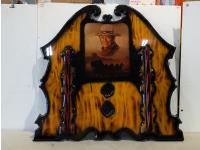 John Wayne Wooden 4 Gun Wall Rack