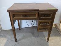 Vintage Kenmore Sewing Machine and Table