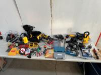 Qty of Assorted Tools, Bits and Chargers